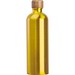 Edelstahltrinkflasche mit Karabiner, 750ml, gelb