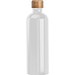 Edelstahltrinkflasche mit Karabiner, 750ml, weiß
