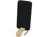 Edulis Kabelmanager aus Bambus, beige