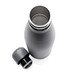 Einfarbige Vakuumisolierte Stainless Steel Flasche, grau