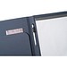 EMERGE FOLDER II. A4 Mappe aus recyceltem Polyester (100% rPET) 300D mit elastischem Verschluss, Blau