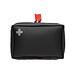 Erste-Hilfe-Set in RCS recycelter Nubuk-PU Tasche, schwarz