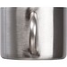 Espressotasse aus Edelstahl 60ml, silbergrau