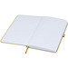 Fabianna Hardcover Notizbuch aus Crush-Papier, olive