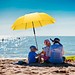 FARE® Strand-Sonnenschirm Travelmate Camper, gelb