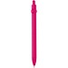 Fidget Kugelschreiber aus recyceltem Kunststoff (schwarze Mine), magenta