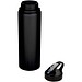 Fitz 800 ml RCS-zertifizierte, einwandige Trinkflasche aus recyceltem Edelstahl, schwarz