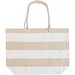 Florida 270 g/m² Strandtragetasche aus recyceltem GRS-Material, natur/weiß