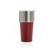 Fluid Becher aus RCS-zertifiziert recyceltem Stahl, 500ml, rot