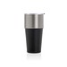 Fluid Becher aus RCS-zertifiziert recyceltem Stahl, 500ml, schwarz