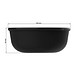 Food-Bowl ToGo, 2,2 l, schlichtes schwarz/transparent
