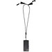 Funi 5 in 1 Lanyard Kabel aus recyceltem Kunststoff für Smartphones mit integrierter Datensynchronisierung und 100 W Schnellladefunktion, schwarz