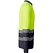 Sicherheits-Langarm-Poloshirt, L, Grau/Neon-Gelb