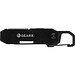 Gear X faltbares EDC-Werkzeug mit Karabinerhaken, schwarz