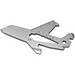 Geschenkartikel: ROMINOX® Key Tool Airplane / Flugzeug (19 Funktionen) im Motiv-Mäppchen Danke, silber