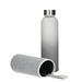 Glasflasche mit Hülle Iced 0,45 l, transparent