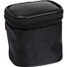 Gummierter Reiseadapter in einem Etui, schwarz