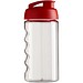 H2O Active® Bop 500 ml Sportflasche mit Klappdeckel, transparent/rot