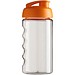 H2O Active® Bop 500 ml Sportflasche mit Klappdeckel, transparent/orange