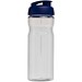 H2O Active® Eco Base 650 ml Sportflasche mit Klappdeckel, transparent/blau
