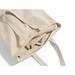 HACKNEY. Tragetasche aus 100% Baumwolle mit Verschluss (280 g/m²), Naturhell