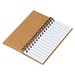 Haftnotiz Set mit Spiralblock , beige