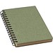 Hardcover-Notizbuch aus recyceltem Karton Caleb, Schwarz