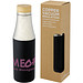 Hulan 540 ml Kupfer-Vakuum Isolierflasche mit Bambusdeckel, schwarz