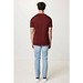 IQONIQ Brett T-Shirt aus recycelter Baumwolle, burgunderrot, XS