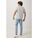 IQONIQ Brett T-Shirt aus recycelter Baumwolle, light heather grey, XXS