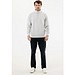 IQONIQ Elgon Quarter-Zip-Sweater aus rec. Baumwolle, light heather grey, L