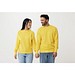 IQONIQ Etosha Lightweight Sweater aus recycelter Baumwolle, gelb, L