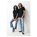 Iqoniq Kakadu relaxed T-Shirt aus recycelter Baumwolle, schwarz, S