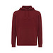 Iqoniq Rila Lightweight Hoodie aus recycelter Baumwolle, burgunderrot, M