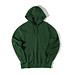 Iqoniq Rila Lightweight Hoodie aus recycelter Baumwolle, forest green, XL