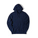 Iqoniq Rila Lightweight Hoodie aus recycelter Baumwolle, navy blau, XL