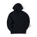 Iqoniq Rila Lightweight Hoodie aus recycelter Baumwolle, schwarz, XL