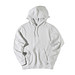 Iqoniq Rila Lightweight Hoodie aus recycelter Baumwolle, ungefärbte helles Grau, M