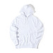 Iqoniq Rila Lightweight Hoodie aus recycelter Baumwolle, weiß, M