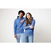 IQONIQ Torres ungefärbter Hoodie aus recycelter Baumwolle, heather blue, XXS