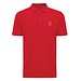 Iqoniq Yosemite Piqué-Poloshirt aus recycelter Baumwolle, rot, L