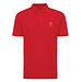 Iqoniq Yosemite Piqué-Poloshirt aus recycelter Baumwolle, rot, S