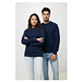 Iqoniq Zion Rundhals-Sweater aus recycelter Baumwolle, navy blau, M