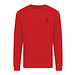 Iqoniq Zion Rundhals-Sweater aus recycelter Baumwolle, rot, L