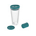 Isolierbecher Mocha mit Teesieb, transparent