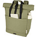 Joey 15 Zoll GRS Rolltop Laptop-Rucksack aus recyceltem Canvas 15 L, olive