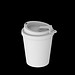 Kaffeebecher PremiumPlus small, 250 ml, weiß/schwarz