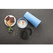 Kaffeebecher ToGo mit Deckel, 400 ml, behagliches blau/schwarz