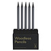 Karst® 5er-Pack 2B holzlose Graphitstifte, grau