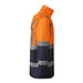 Kombinierter, gesteppter Parka Merak mit High Visibility, XXXL, navy/fluor orange